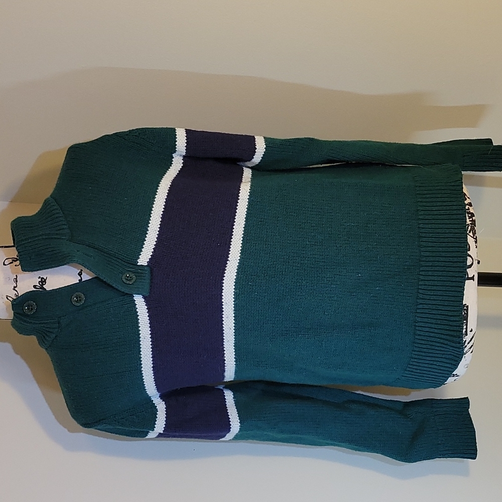 Boys Fleece Lined Collar Sweater